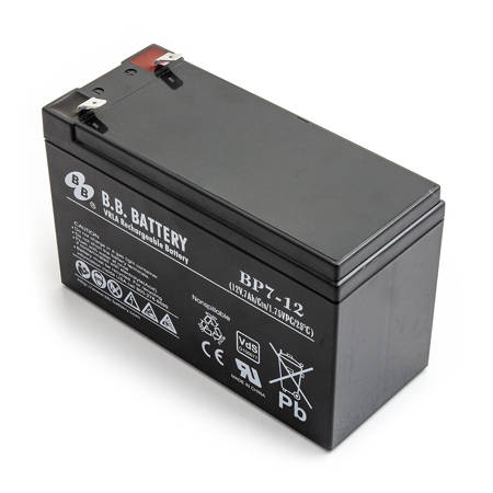 Akumulator AGM B.B. Battery BP7-12 12V 7,0Ah T2 Vds Do UPS APC EVER ...