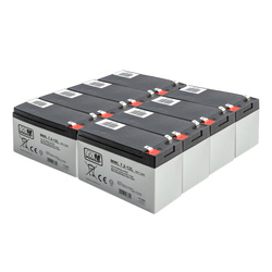 8 x Akumulator MW Power MWL 7,2-12L 12V 7,2Ah AGM do UPS APC Ever Fideltronic Systemu alarmowego