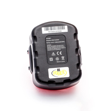Bateria zamienna Bosch 2607335263, 2607335264, 2607335275, 2607335276, 2607335385 14,4V 2.0Ah do elektronarzędzi PSR14.4VE, GSR14.4V, GSB14.4VE-2, GST 14.4V, GWS 14.4V