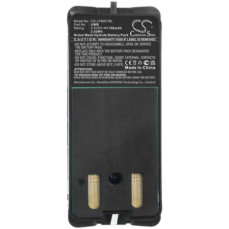 Bateria zamienna do JAY UWB 3,6V 700mAh NiMh do sterowania dźwigiem JAY A001 ECU