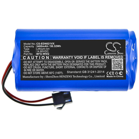 Bateria zamienna do DEEBOT 10002265 600 601 605 607 14,8V 3400mAh Li-Ion do Ecovacs DN620 DN621 DH43 DH45 DH45