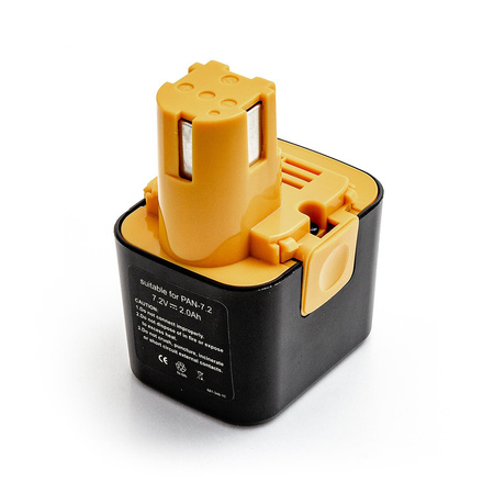 Bateria zamienna Panasonic EY9065, EY9066, EY9066B, EY6198B 7,2V 2.0Ah NiMH do elektronarzędzi EY3654, EY3654CQ