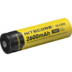 Akumulator oryginalny NITECORE NL1826 18650 3,7V 2600mAh Li-Ion do latarek papierosów elektronicznych