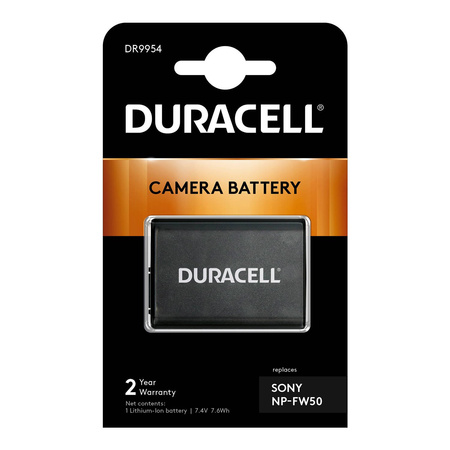 Bateria Duracell DR9954 7,4V 1030mAh - Sony NP-FW50, Hasselblad Lunar