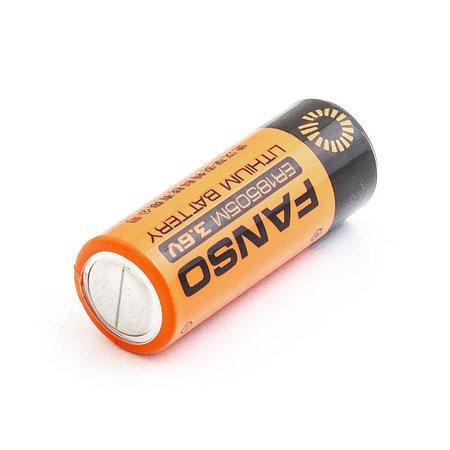 Bateria litowa FANSO ER18505M A 3,6V 3500mAh - wysokoprądowa A, LiSOCl2, LS17500, XL-100F, ER17500