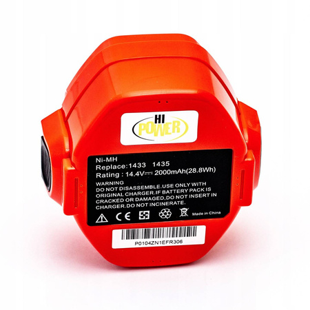 Bateria zamienna Maktec 1450, 1452, 195995-1 14,4V 2.0Ah NiMH do elektronarzędzi Maktec MT064, MT064SK2N