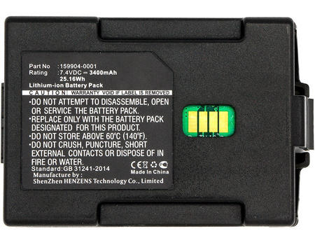 Bateria zamienna skanera LXE 159904-0001, 163467-0001, MX7A380BATT 7,4V 3400mAh Li-Ion do LXE MX7
