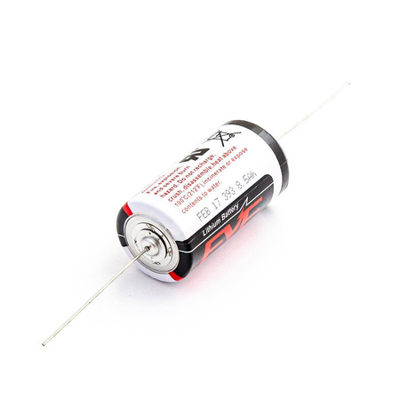 Bateria litowa EVE ER26500P z drutem 3,6V 8500mAh do ciepłomierza Apator LQMII, Apator LQMIIU, LQMIIK