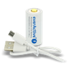 Akumulator EverActive 16340 CR123 17345 3V 700mAh Li-Ion micro USB z zabezpieczeniem do latarek