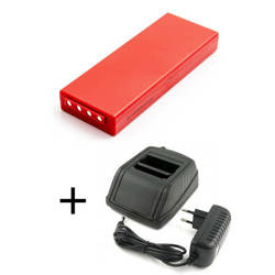 Zestaw ładowarka zamienna do HBC Radiomatic 230V + bateria FUB10AA, BA214061, BA213020, BA214060, BA210040, BA21060
