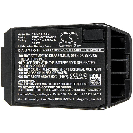 Bateria zamienna Motorola / Symbol BTRY-MC21EAB0E 82-150612-01 3,7V 2300mAh Li-Ion do skanera MC2100 MC2180 MC2100-MS01E00