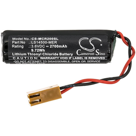 Bateria litowa do Mitsubishi CR1 CR2 CR3 M500 M600 3,6V 2700mAh LS14500-MER ER6V-C4 K07RBK215701 BKO-NC2157H01