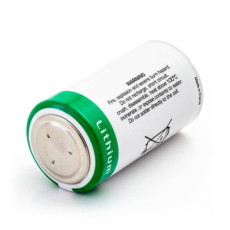 Bateria litowa SAFTLSH20 D 3,6V Li-SOCl2 wysokoprądowa - ER34615H/TC, ER34615M, SL-780/S