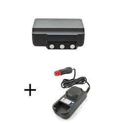 Zestaw oryginalna ładowarka samochodowa IMET CR014 12V + bateria IMET AS037, BE5000