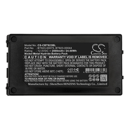 Bateria do Cattron Theimeg 923-00075 12V 2000mAh NiMh do Cattron Theimeg Easy Mini TH-EC 30