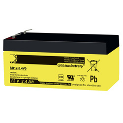 Akumulator SUN SB 3,4-12 12V 3,4Ah Vds AGM bezobsługowy
