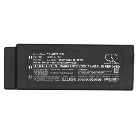 Bateria zamienna do Akerstroms MC90 MC92 MC96 921665-000 6V 3000mAh NiMH do T-Rx 300J M-300JD M-500JD T-Rx 500JD