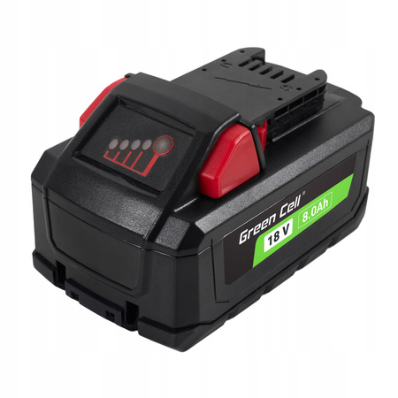Akumulator Green Cell zamiennik 4932471070 B8 do elektronarzędzi Milwaukee M18 18V 8Ah Li-Ion