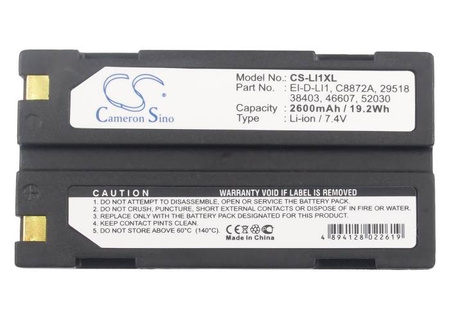 Bateria zamienna do NAVCOM 7,4V 2600mAh Li-Ion PASSY, RT-3010S, SF-3040, Ultra RTK,