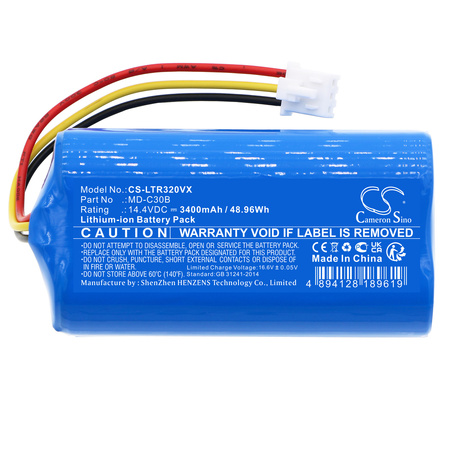 Bateria zamienna do Liectroux MD-C30B 14,4V 3400mAh Li-Ion do C30B C30B 2D Wifi Robot Blaupunkt Midea