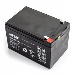Akumulator do pracy cyklicznej NERBO NBC 15-12L 12V 15Ah AGM