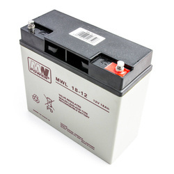 Akumulator AGM MW Power MWL 18-12 12V18Ah do UPS APC RBC7 RBC11RBC50 RBC55 Ever Fideltronik Eaton Powerware Alarmy