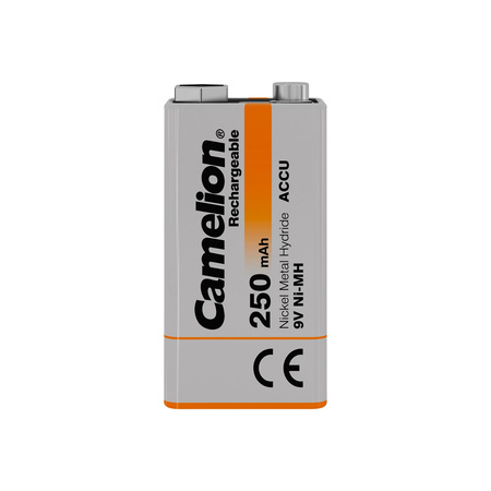 Akumulator Camelion HR6F2, HR9V, 6LR61, 6AM6, MN1604, K9V, PP3 9V 250mAh NiMH