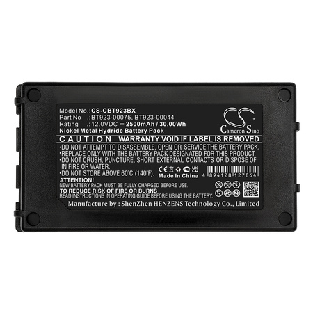 Bateria do Cattron Theimeg 923-00075 12V 2500mAh NiMh do Cattron Theimeg Easy Mini TH-EC 30
