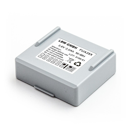 Bateria zamienna LBW do Hetronic Mini 68300600, 68300900, 68300940, 68300990, HE900 3,6V 2000mAh do Harris, Abitron Mini, Potain