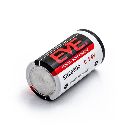 Bateria litowa EVE ER26500S 3,6V 8500mAh - Li-SOCL2 C, LS26500, SL-770, TL-2200, TL-4920, XL-140F