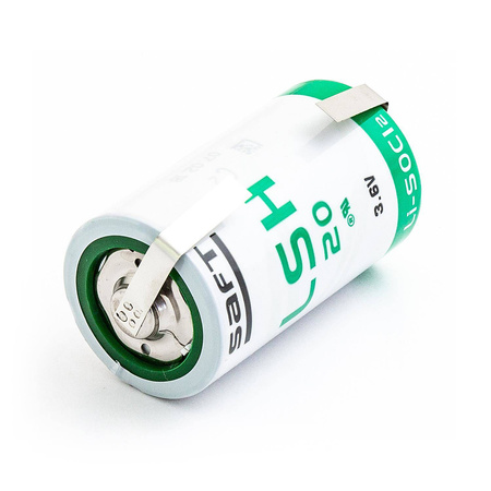 Bateria litowa Saft wysokoprądowa LSH20 Li-SOCl2 3,6V 13000mAh z blaszkami