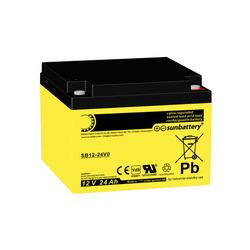 Akumulator SUN Battery SB12-24V0 Vds 12V 24Ah AGM Bezobsługowy