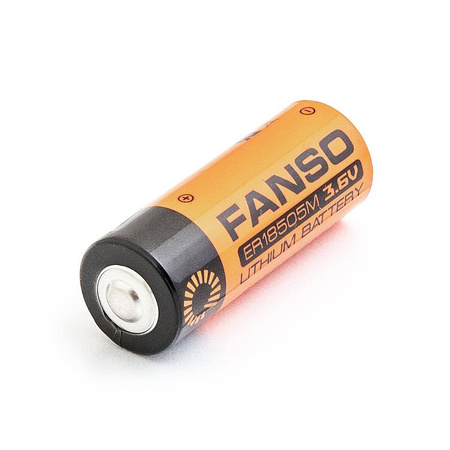 Bateria litowa FANSO ER18505M A 3,6V 3500mAh - wysokoprądowa A, LiSOCl2, LS17500, XL-100F, ER17500