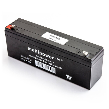 Akumulator Multipower MP4-12D 12V 4Ah AGM bezobsługowy