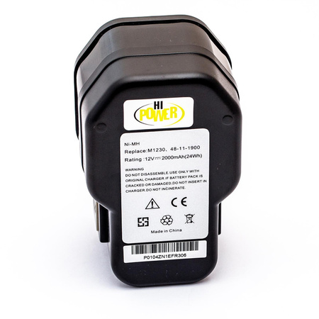 Bateria zamienna Atlas Copco BPS3000 B12, BXS12, MX12, BXS12, BXL12 12V 2.0Ah NiMH do elektronarzędzi Atlas Copco