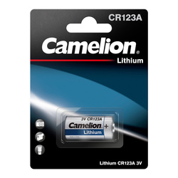 Bateria litowa Camelion 3V 1300mAh DL123A, K123LA, CR123, CR123A, EL123AP, EL123, CR17345