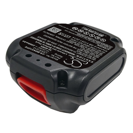 Bateria zamienna Black & Decker LBXR1512 12V 2500mAh Li-Ion do elektronarzędzi BDCDD12 BDCD112 BDCDD12KB BDCDD12K BDCD12 BLA12L-0608-1