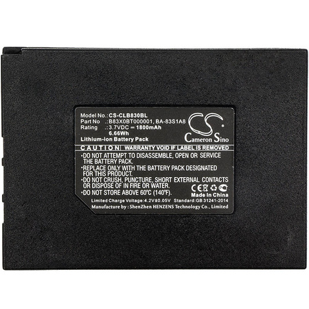 Bateria zamienna do CipherLAB 8300 DATALOGIC METROLOGIC SP5600 3,7V 1800mAh Li-Ion