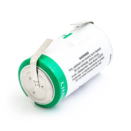 Bateria litowa SAFTLSH20 D 3,6V Li-SOCl2 UM1, R20 wysokoprądowa z blaszkami