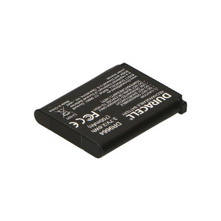 Bateria Duracell DR9664 3,7V 700mAh Li-Ion Olympus LI-40B LI-42B Pentax D-LI63 D-LI108 Kodak Klic-7006 Nikon EN-EL10 FUJI NP-45 CASIO NP-80 NP-82