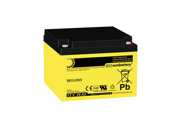 Akumulator SUN Battery SB12-26V0 Vds 12V 26Ah AGM Bezobsługowy