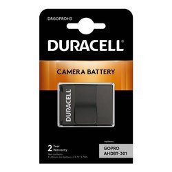 Bateria Duracell DRGOPROH3 3,7V 1000mAh Li-Ion - GoPro Hero 3 AHDBT-201, AHDBT-301, AHDBT-302