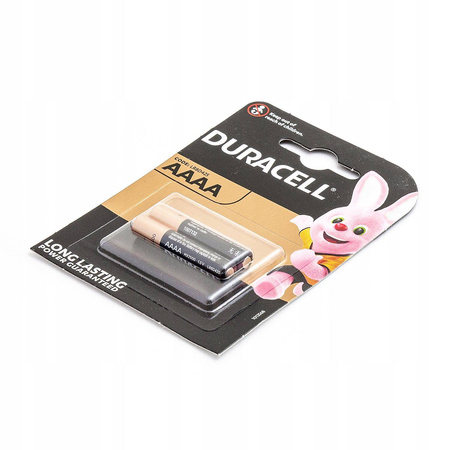 Bateria alkaliczna Duracell LR61,AAAA, 25A, LR8D425, MN2500, MX2500, E96 1,5V 2B