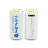 Akumulator EverActive 16340 RCR123A 3,7V 700mAh Li-Ion micro USB z zabezpieczeniem do latarek