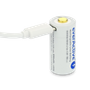 Akumulator EverActive 16340 CR123 17345 3V 700mAh Li-Ion micro USB z zabezpieczeniem do latarek