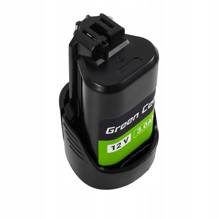 Bateria zamienna Green Cell Bosch 1600A004ZL, 1600A00X79, 1607A3506A, 2607337223 12V 3Ah Li-Ion do elektronarzędzi GBA GAS 10,8V-LI, GOP 12V, GSR 10,8V-Li, GWI 10,8V-Li