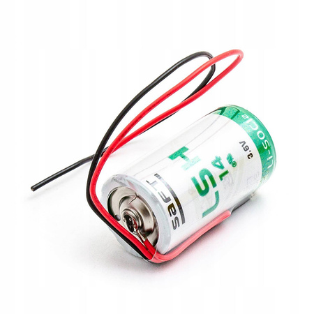 Bateria litowa SAFT LSH14 / STD C 3,6V LiSOCl2 rozmiar C wysokoprądowa z przewodami