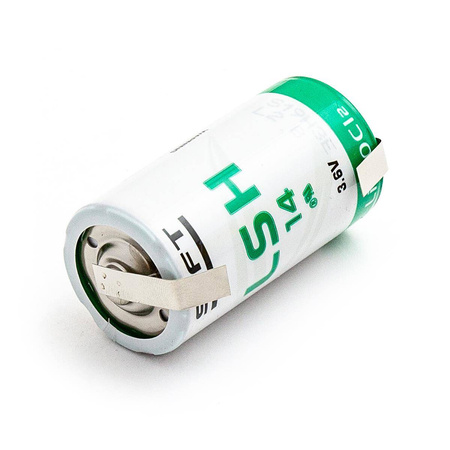 Bateria litowa SAFT LSH14CNR C 3,6V LiSOCl2 rozmiar C wysokoprądowa z blaszkami