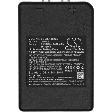 Bateria zamienna do AUTEC R0BATT00E08A0, LPM02 7,4V 1400mAh do AIR DYNAMIC, MODULAR, AJM, AJR, AJS, FJL, FJM, FJR, FJS, MJ