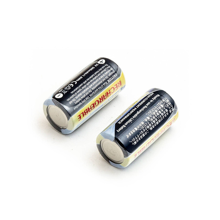 Akumulator CR123A, DL123A 2szt. + ładowarka